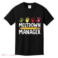 Daycare Provider Childcare Meltdown Manager Kids T-Shirt thumb 0