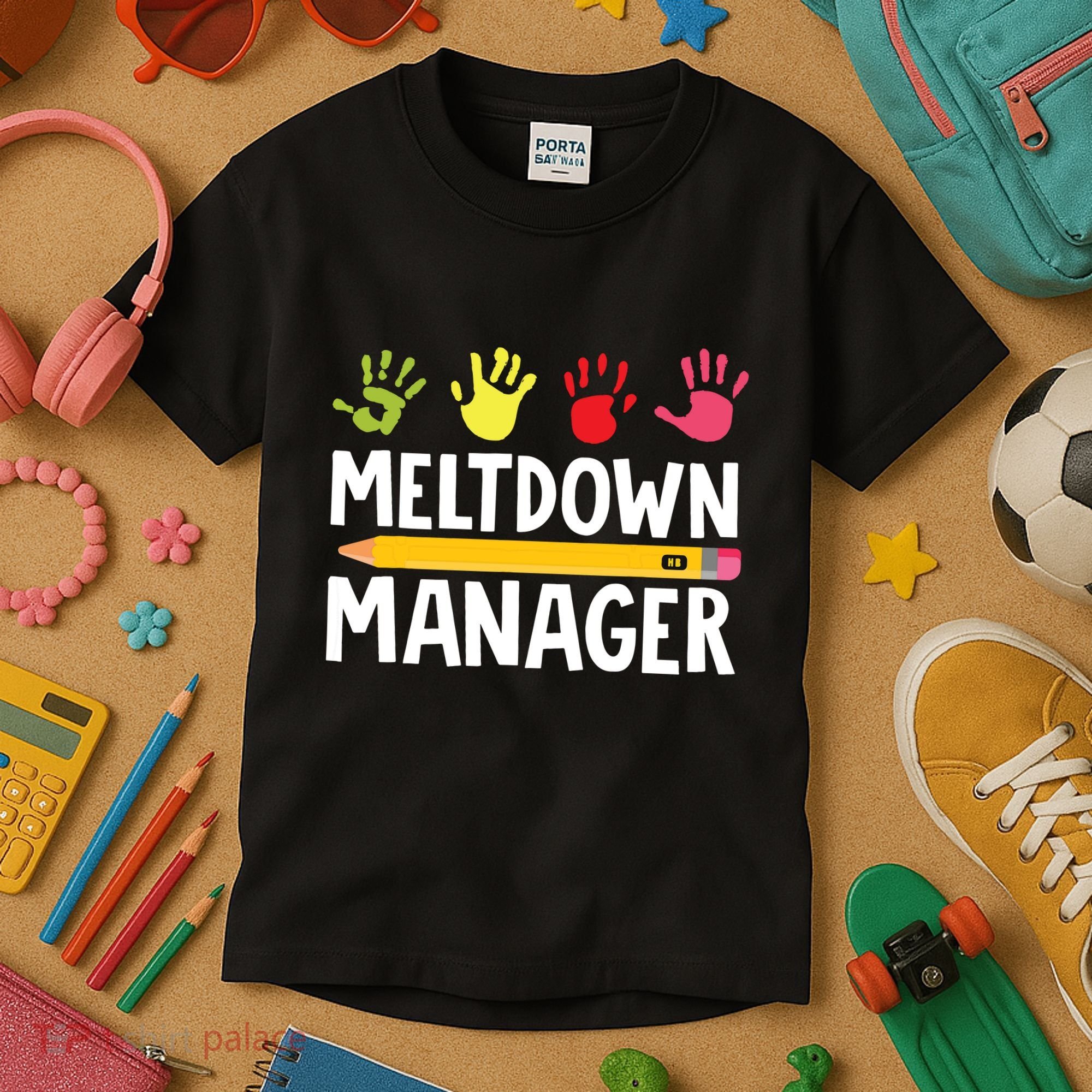 Daycare Provider Childcare Meltdown Manager Kids T-Shirt