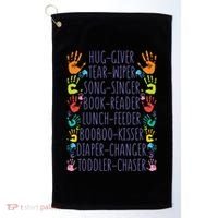 Daycare Provider Daycare Teacher Childcare Provider Golf Towel thumb 0