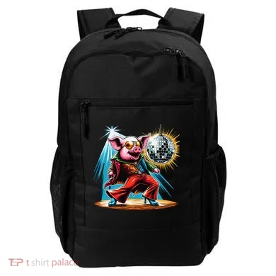 Dancer Pig Dancing Disco Backpack