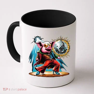 Dancer Pig Dancing Disco Coffee Mug