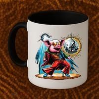 Dancer Pig Dancing Disco Coffee Mug thumb 2