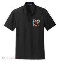 Dancer Pig Dancing Disco Dry Zone Grid Polo thumb 0
