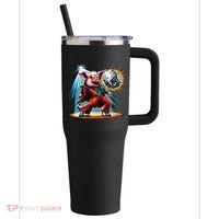 Dancer Pig Dancing Disco 40oz Vacuum Insulated Stainless Steel Travel Tumbler thumb 0