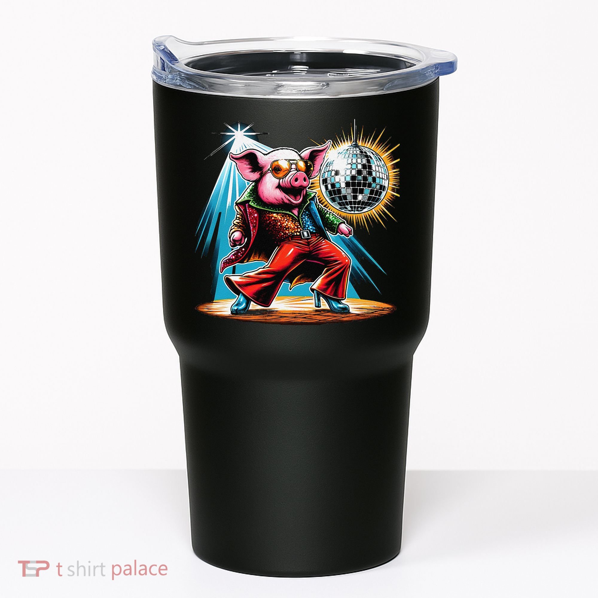 Dancer Pig Dancing Disco Tumbler