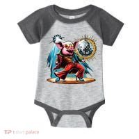 Dancer Pig Dancing Disco Infant Baby Jersey Bodysuit thumb 0