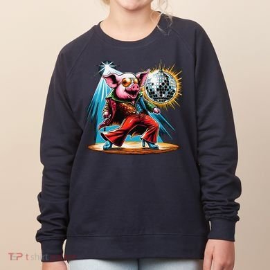 Dancer Pig Dancing Disco Women's Sweatshirt