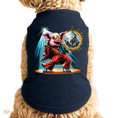 Dancer Pig Dancing Disco Doggie Tank