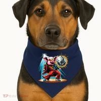 Dancer Pig Dancing Disco USA-Made Doggie Bandana thumb 1