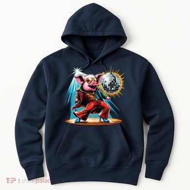 Dancer Pig Dancing Disco Hoodie
