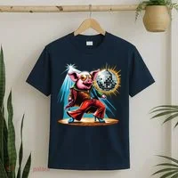 Dancer Pig Dancing Disco T-Shirt thumb 2