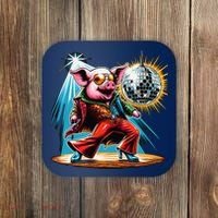 Dancer Pig Dancing Disco Coaster thumb 0