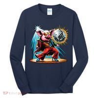 Dancer Pig Dancing Disco Tall Long Sleeve Shirt thumb 0