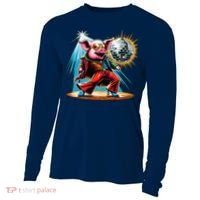 Dancer Pig Dancing Disco Cooling Performance Long Sleeve Crew thumb 0