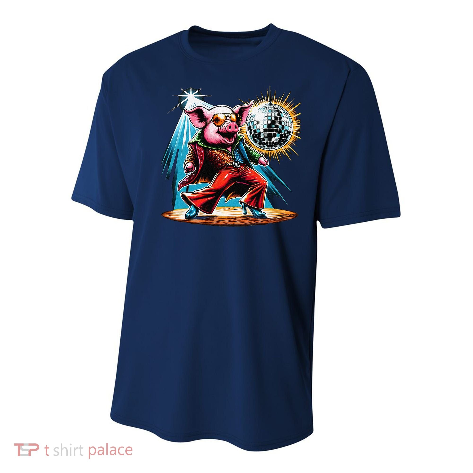 Dancer Pig Dancing Disco Youth Performance Sprint T-Shirt