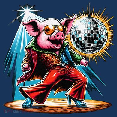 Dancer Pig Dancing Disco Tall Sweatshirt