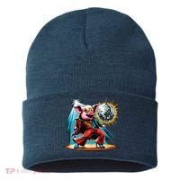 Dancer Pig Dancing Disco Sustainable Knit Beanie thumb 0