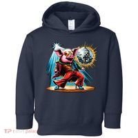Dancer Pig Dancing Disco Toddler Hoodie thumb 0