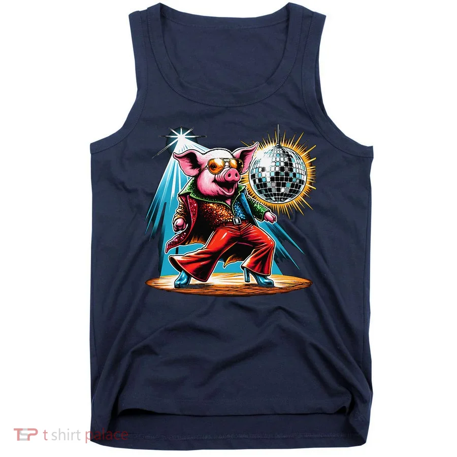 Dancer Pig Dancing Disco Tank Top