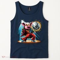 Dancer Pig Dancing Disco Tank Top thumb 2