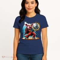Dancer Pig Dancing Disco Women's T-Shirt thumb 4
