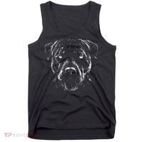 Detailed Pitbull Dog Tank Top thumb 0