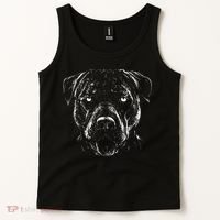 Detailed Pitbull Dog Tank Top thumb 2