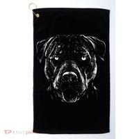 Detailed Pitbull Dog Golf Towel thumb 0