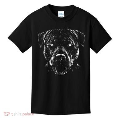 Detailed Pitbull Dog Kids T-Shirt