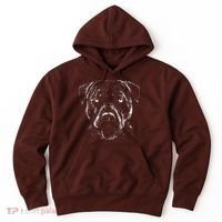 Detailed Pitbull Dog Hoodie thumb 0