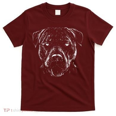 Detailed Pitbull Dog T-Shirt