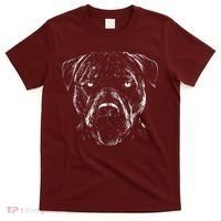 Detailed Pitbull Dog T-Shirt thumb 0
