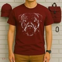 Detailed Pitbull Dog T-Shirt thumb 6