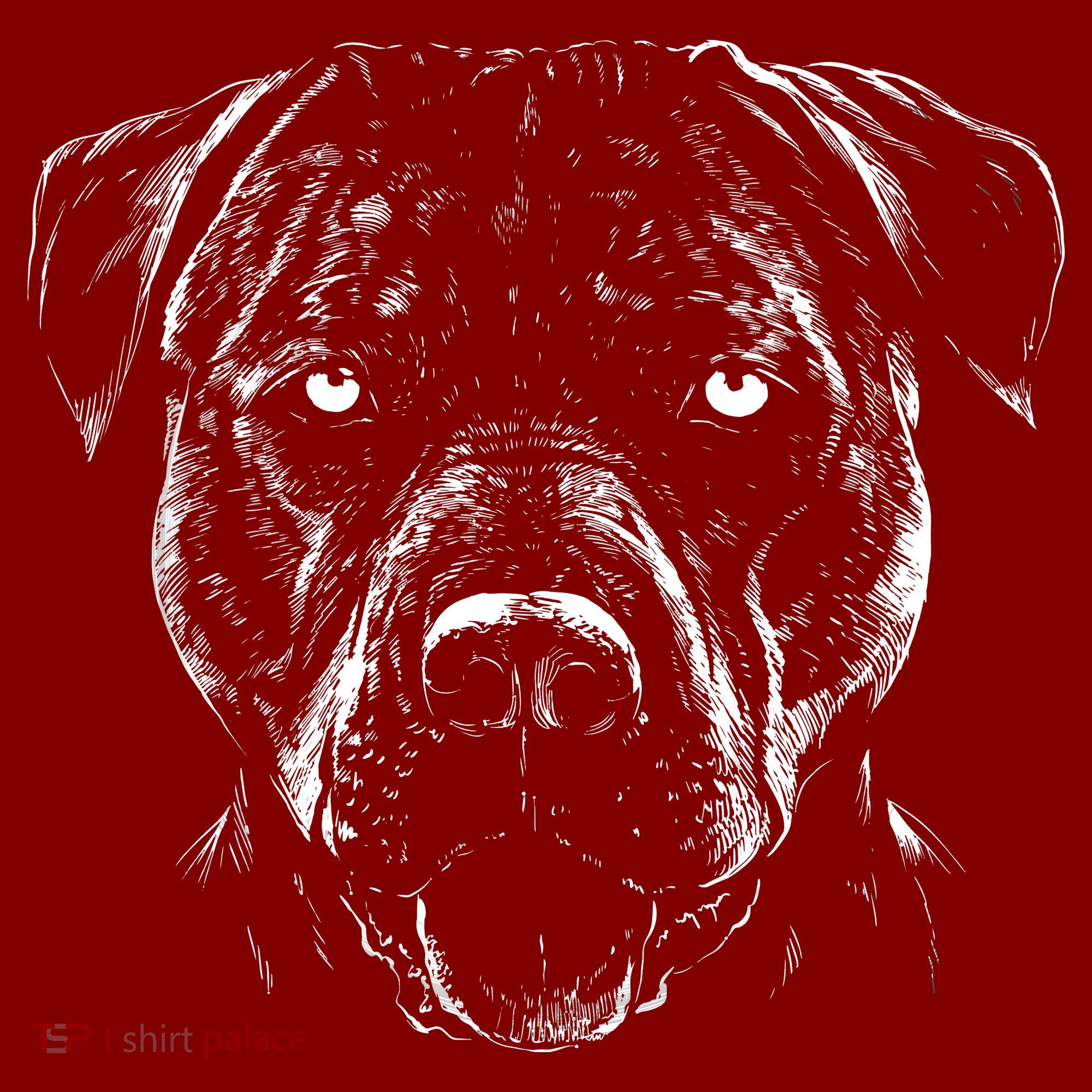 Detailed Pitbull Dog Mousepad