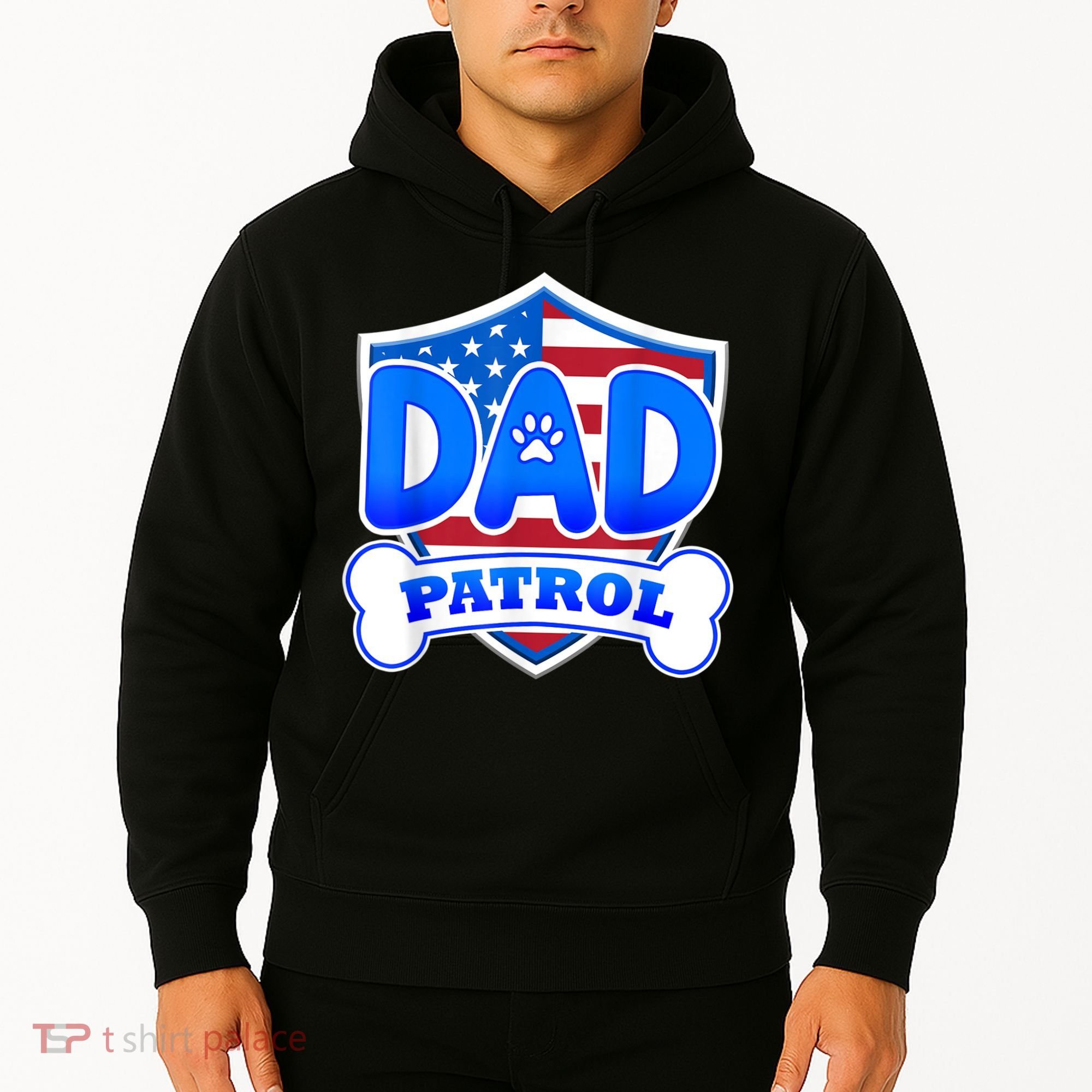 Dad Patrol Dog Hoodie