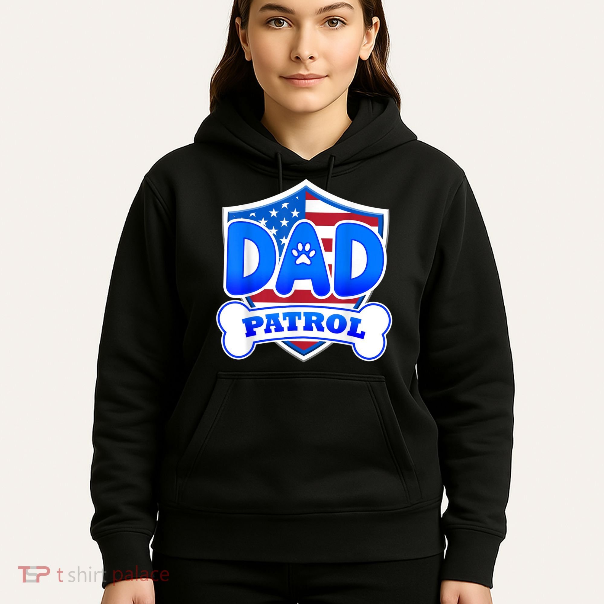 Dad Patrol Dog Hoodie