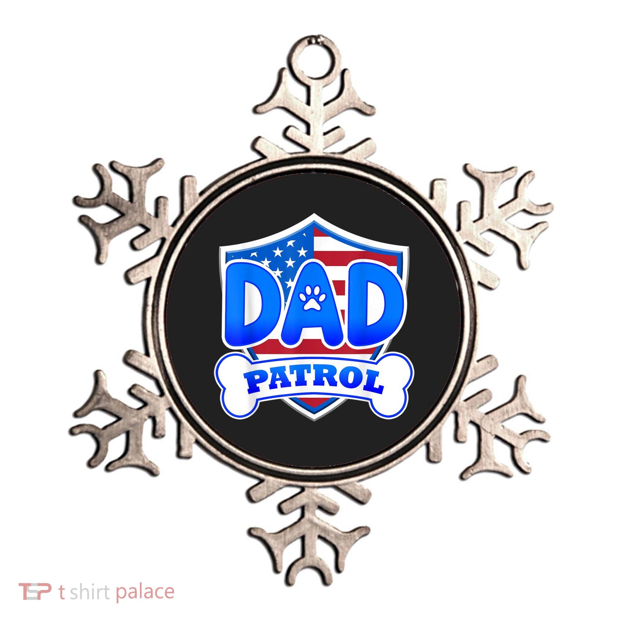 Dad Patrol Dog Ornament