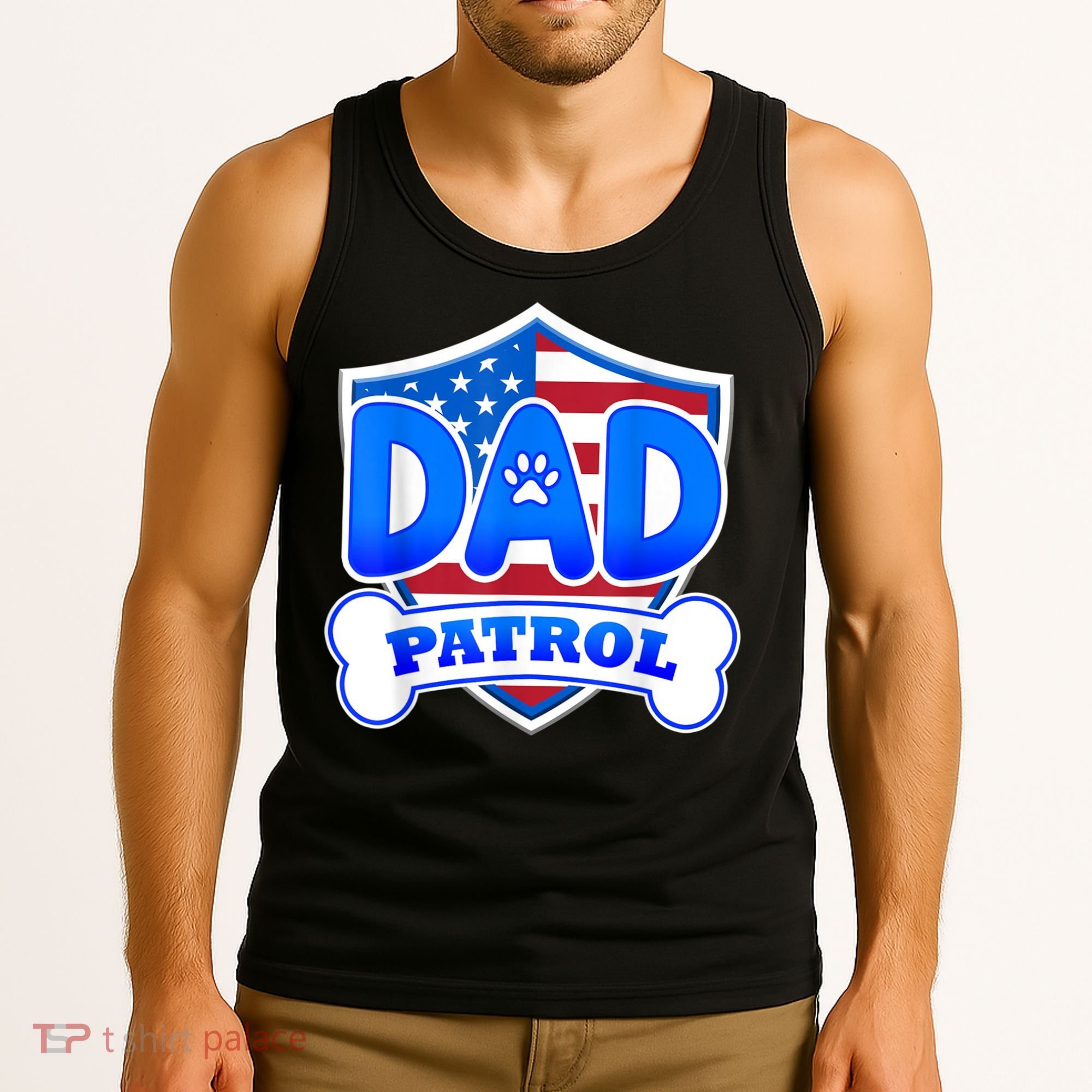 Dad Patrol Dog Tank Top