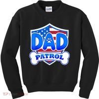 Dad Patrol Dog Kids Sweatshirt thumb 0