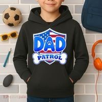 Dad Patrol Dog Kids Hoodie thumb 2
