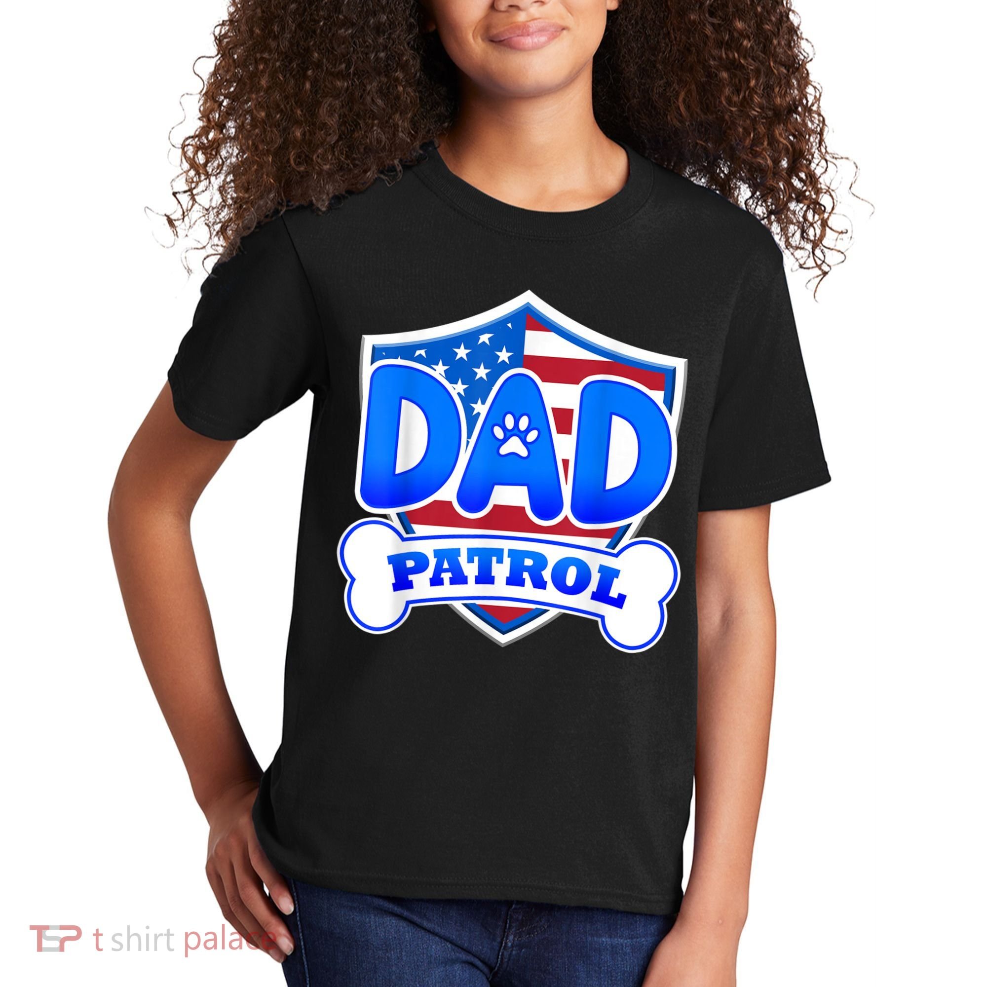 Dad Patrol Dog Kids T-Shirt