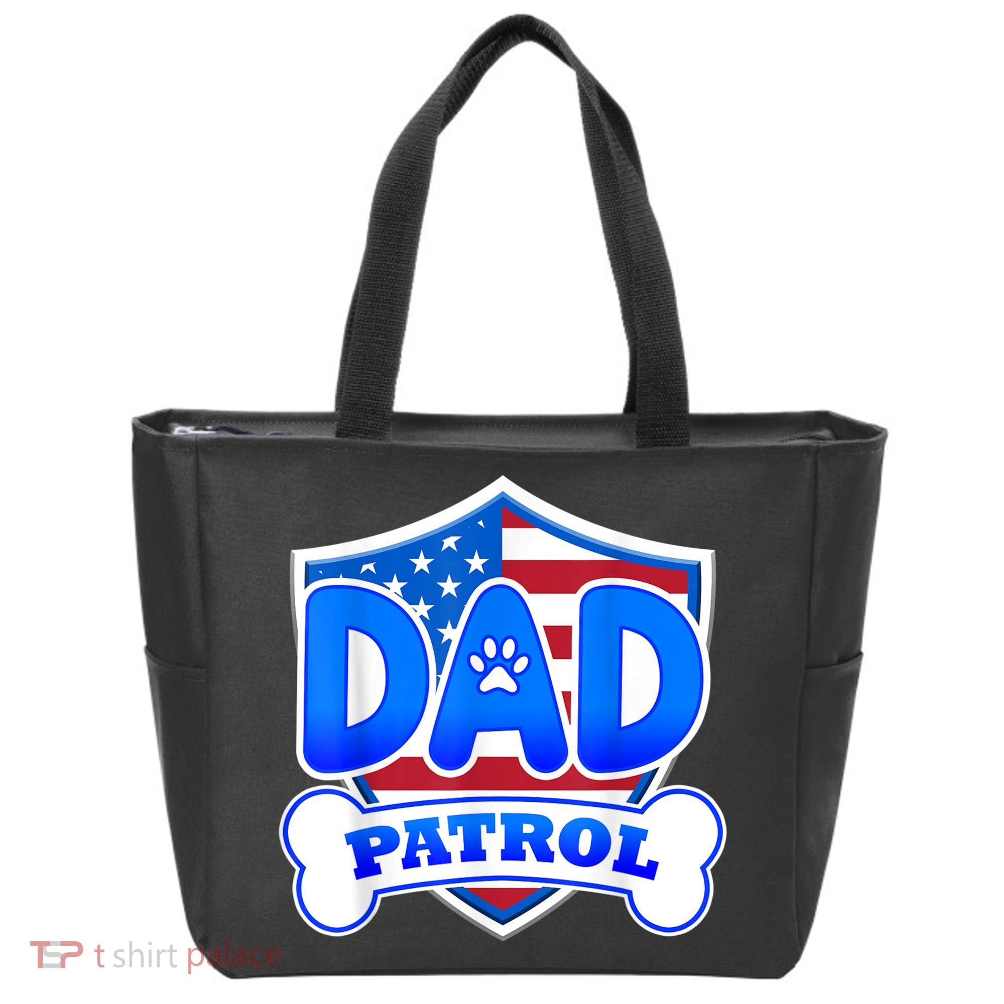 Dad Patrol Dog Tote Bag
