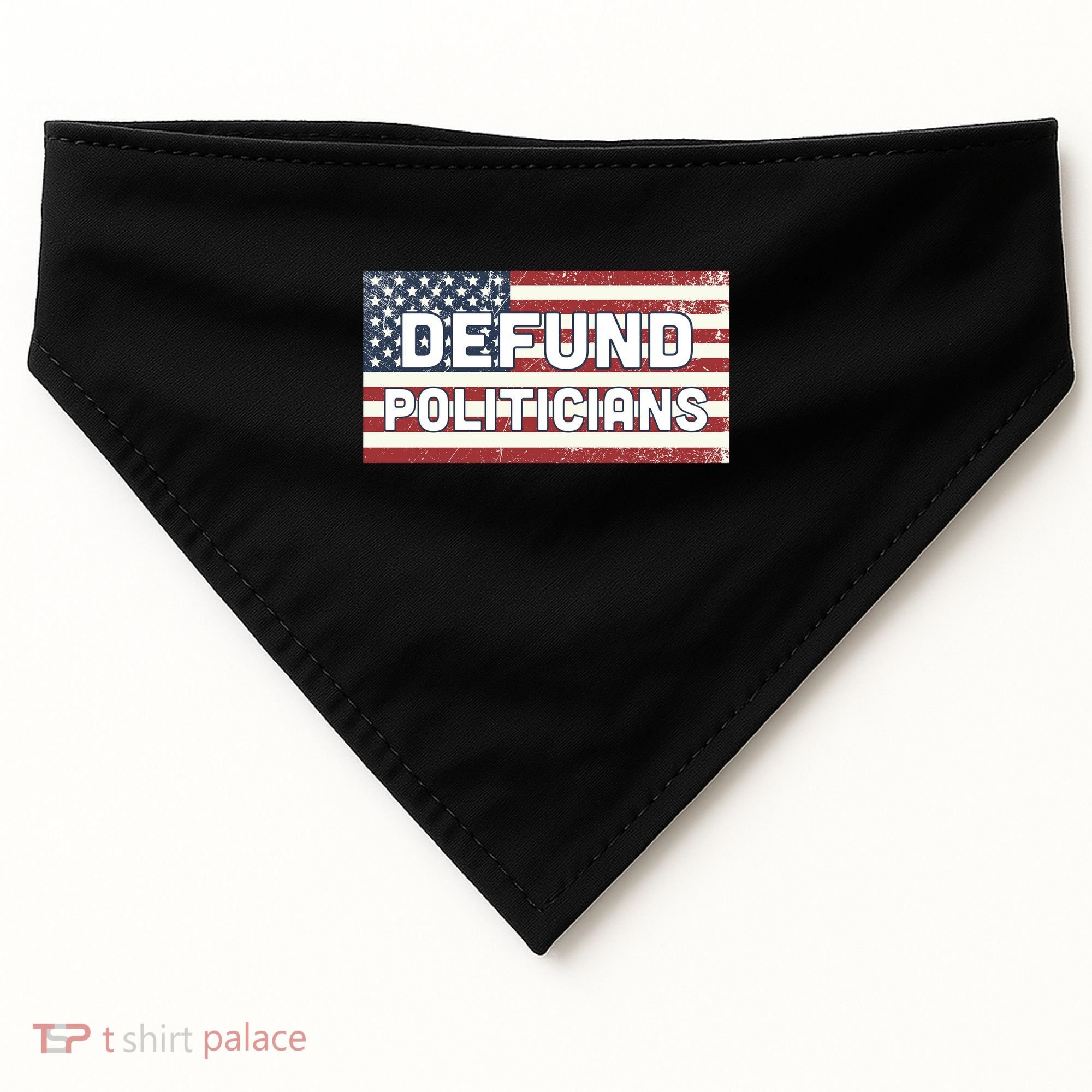 Defund Politicians USA-Made Doggie Bandana