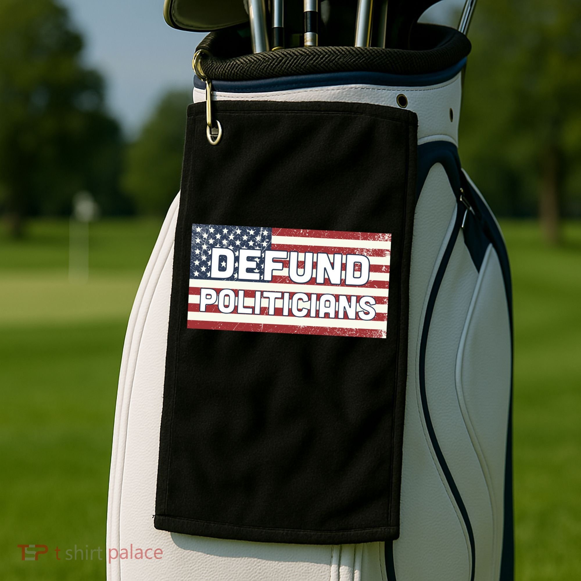 Defund Politicians Golf Towel