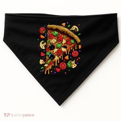 Delicious Pizza USA-Made Doggie Bandana