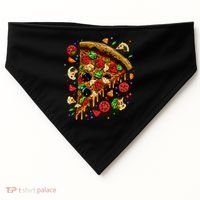 Delicious Pizza USA-Made Doggie Bandana thumb 0