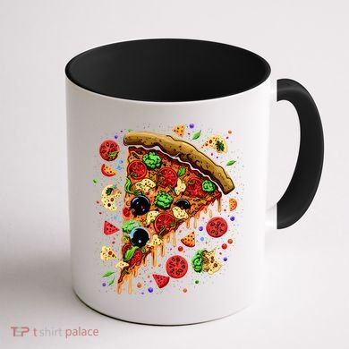 Delicious Pizza Coffee Mug back
