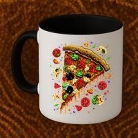 Delicious Pizza Coffee Mug thumb 2