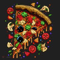 Delicious Pizza Beanie thumb 2