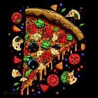 Delicious Pizza Women's Long Sleeve Shirt thumb 2